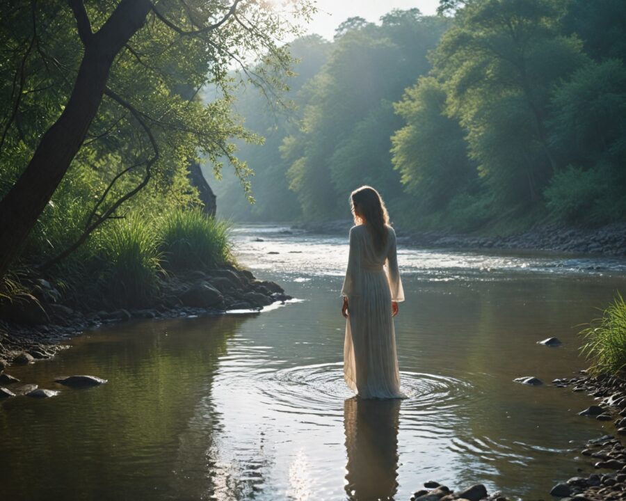 Cómo una diosa lloró un río para fundar un pueblo sagrado