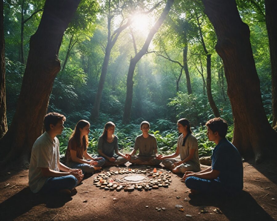 Cómo diseñar ceremonias espirituales para jóvenes activistas ambientales