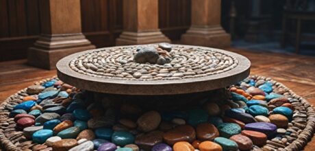 El simbolismo de las piedras en espiral en altares apacheta