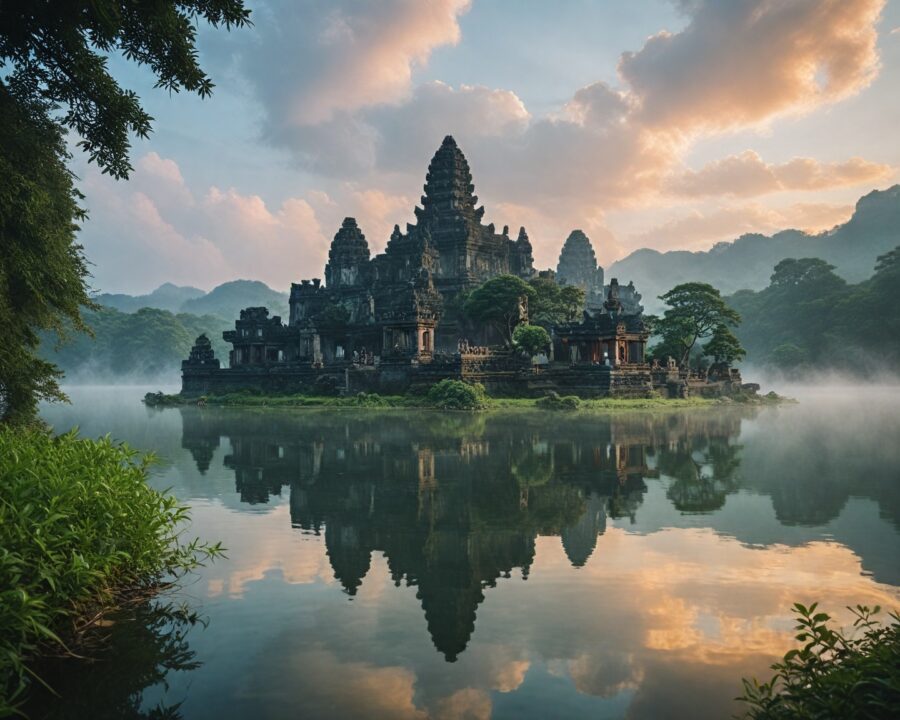 Cómo los antiguos veían las islas flotantes como refugios divinos