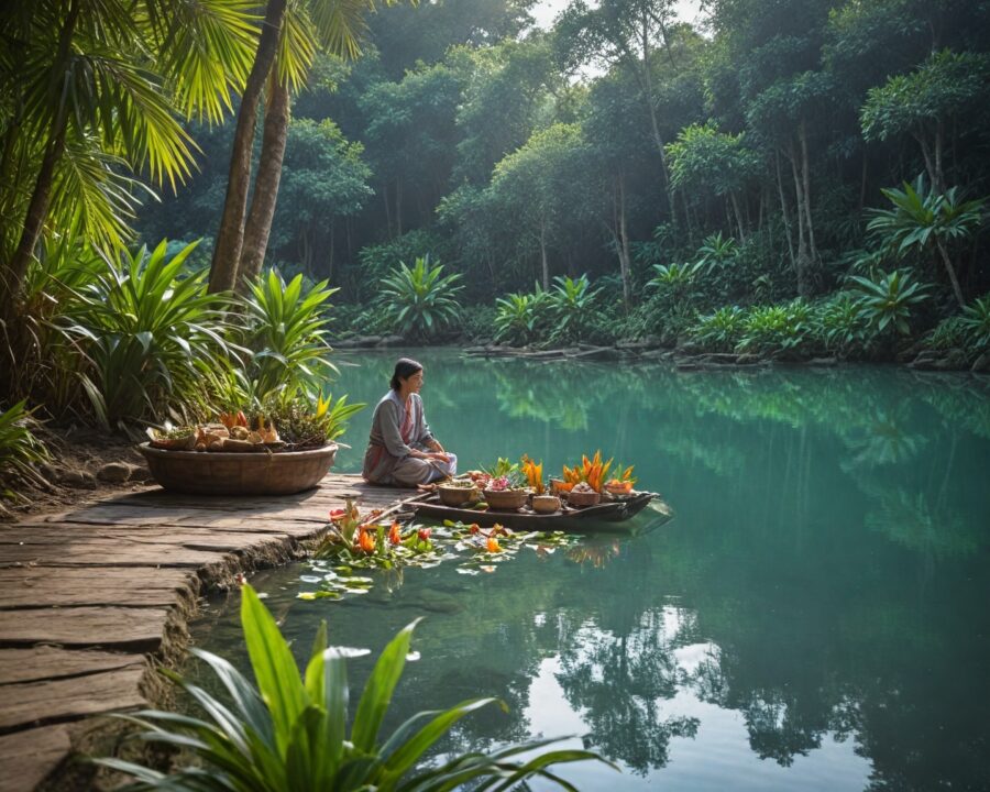 Cómo recuperar ofrendas a lagunas en ecoturismo sostenible