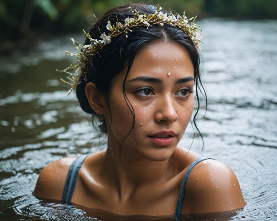 Cómo una diosa lloró un río para fundar un pueblo sagrado