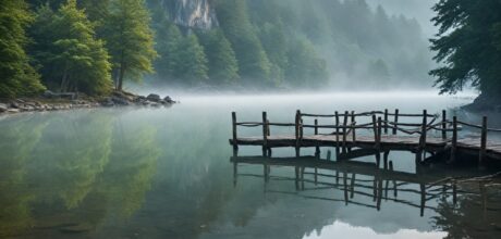 Significado ritual de lagunas sagradas como morada divina