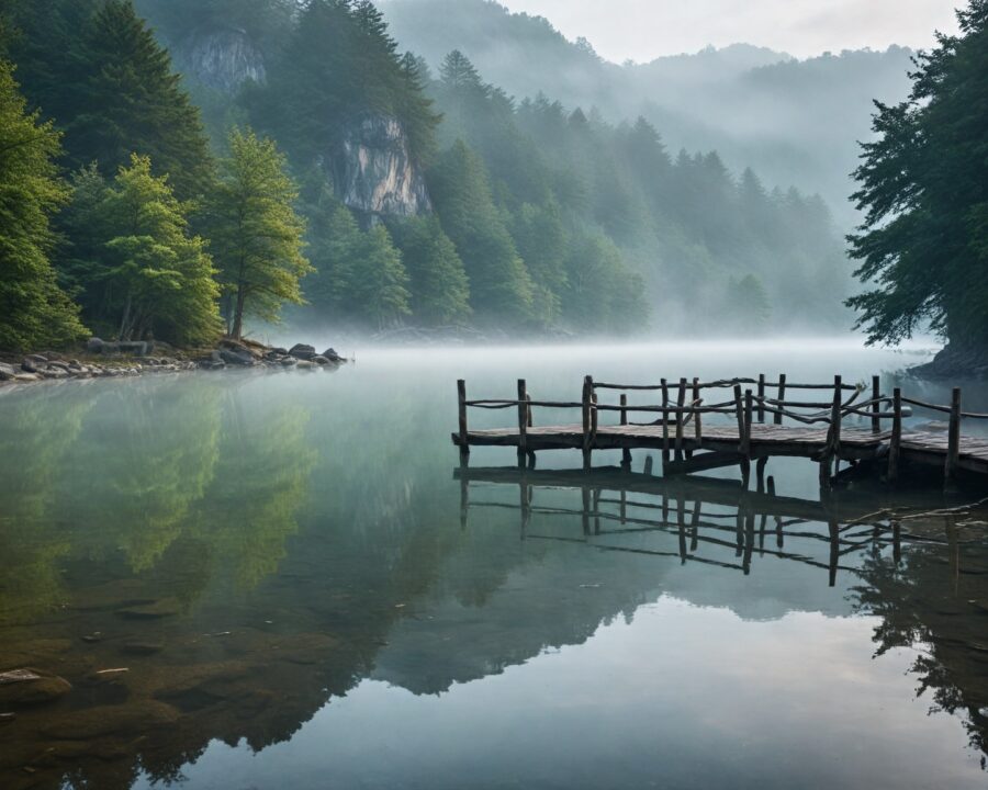 Significado ritual de lagunas sagradas como morada divina