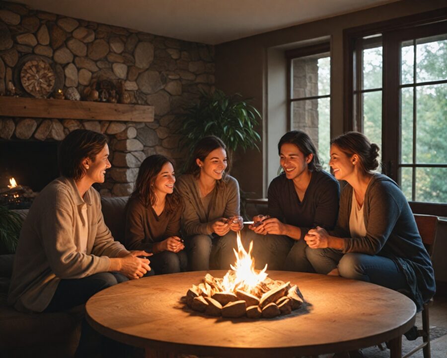 Rituales con elementos de la tierra para fortalecer lazos familiares