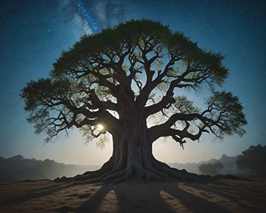 El mito del árbol cósmico que conectaba mundos sagrados