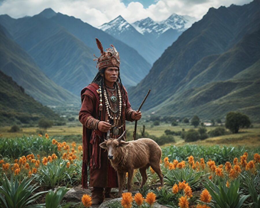 Cómo se utilizaban las conopas de animales en rituales agrícolas andinos