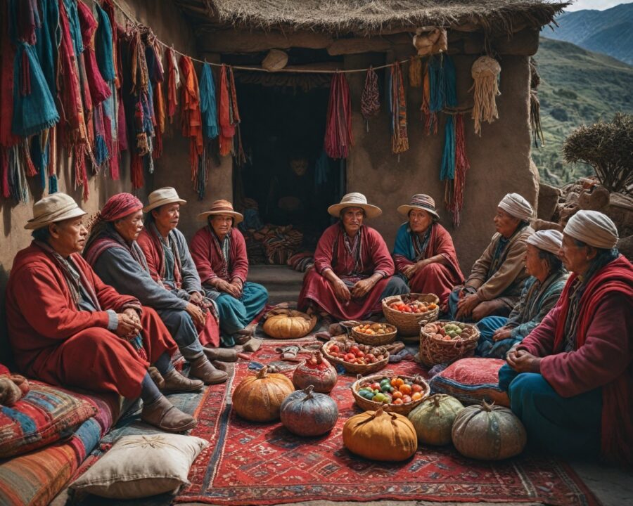 Cómo se transmitían los mitos sobre dioses en ferias andinas