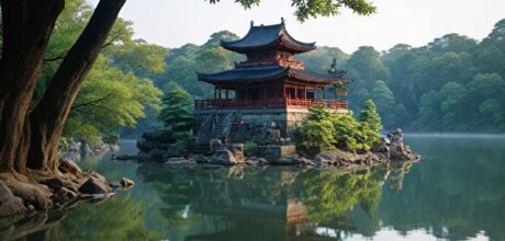 Creencias antiguas sobre islas flotantes y su conexión divina