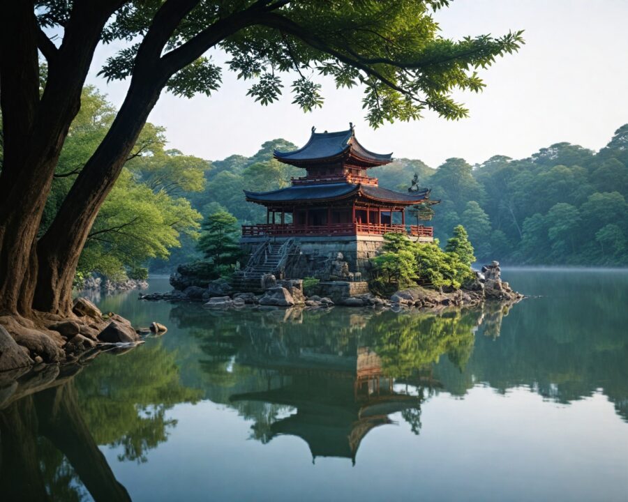 Creencias antiguas sobre islas flotantes y su conexión divina