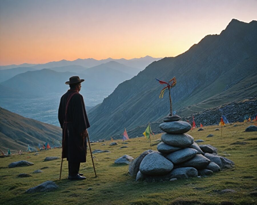 Historia de un pastor y el mensaje del viento en una apacheta