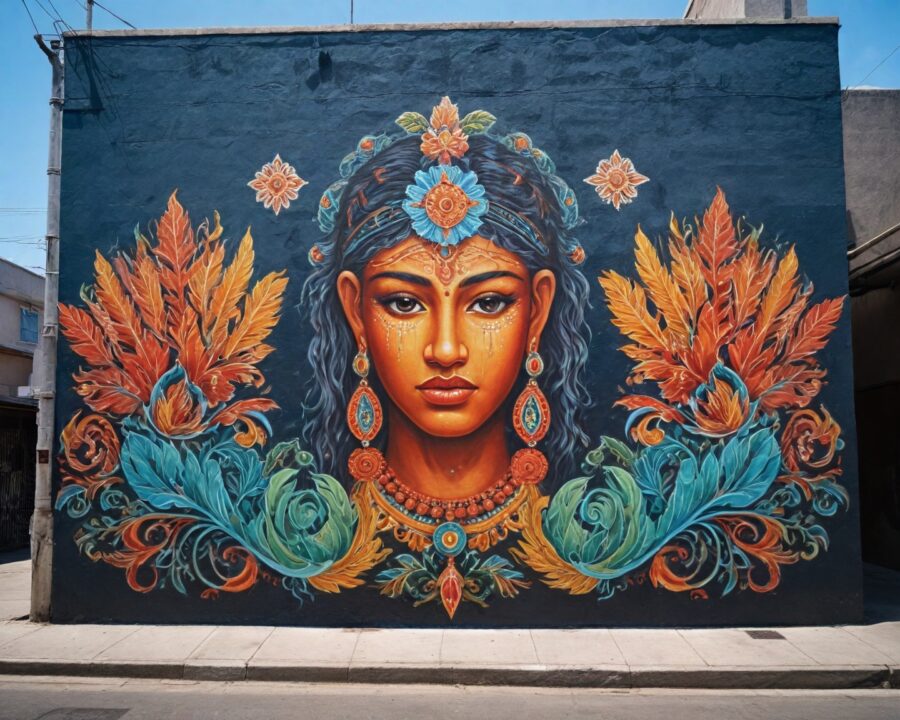 Símbolos rituales en el street art andino contemporáneo