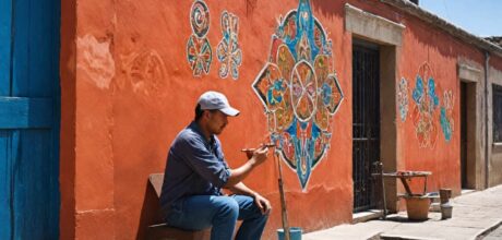 Símbolos rituales en el street art andino contemporáneo