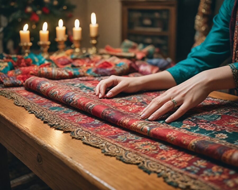 Cómo interpretar los colores de textiles rituales en fiestas
