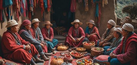 Cómo se transmitían los mitos sobre dioses en ferias andinas