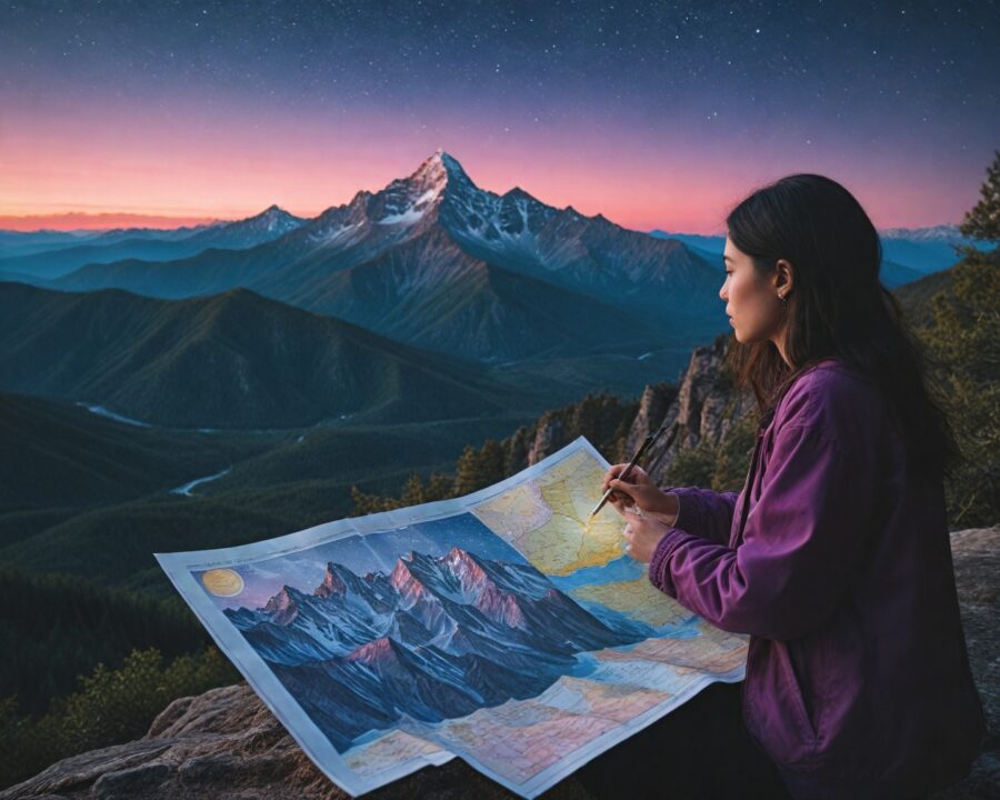 Mitos sobre montañas que cambian de color y su simbolismo