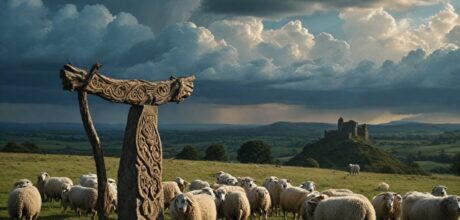Relato sobre amuletos de piedra que protegían a pastores de rayos