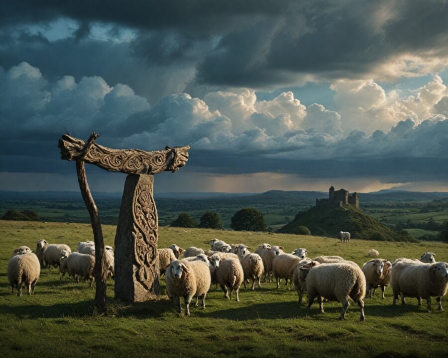 Relato sobre amuletos de piedra que protegían a pastores de rayos