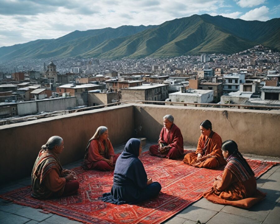 Cómo las comunidades andinas adaptan rituales ancestrales en ciudades