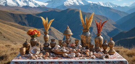 Simbolismo de las conchas marinas en altares altoandinos