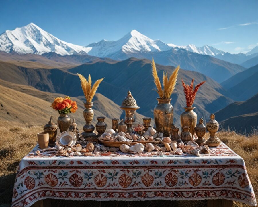 Simbolismo de las conchas marinas en altares altoandinos