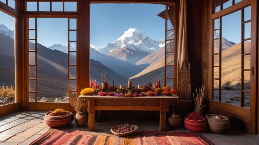 Mesa ritual del chamán andino peruano: Significado y usos